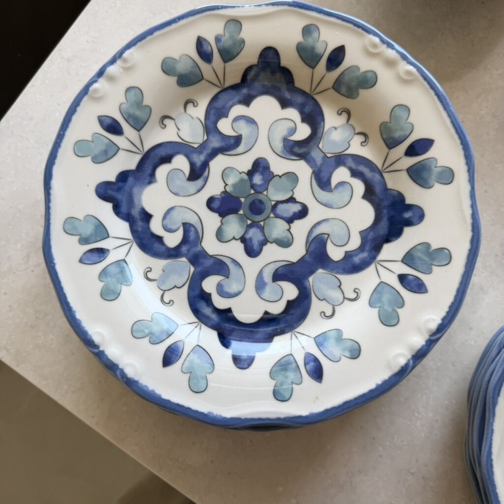 Nahar dəsti, rəng - Mavi, Keramika — Mallar, Bakı (4)