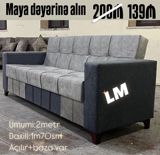 Açılan və bazalı divan – LM dizayn - Ümumi ölçü: 2 metr - Daxili — Мебель