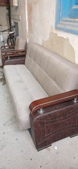 Klassik üslubda yumşaq mebel dəsti - Tərkib: 3 nəfərlik geniş divan + — Furniture