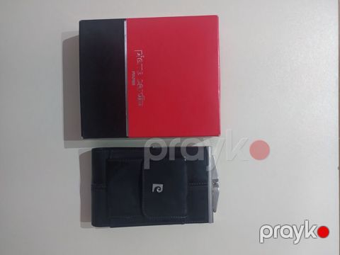Pierre Cardin dəri kişi pulqabısı – metal klipsli model - Brend
