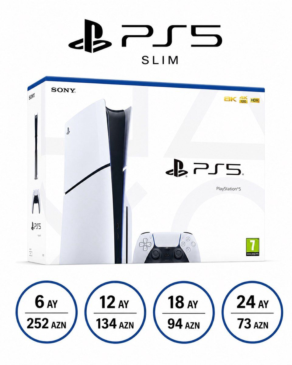PlayStation 5 Slim 1TB — Elektronika, Bakı
