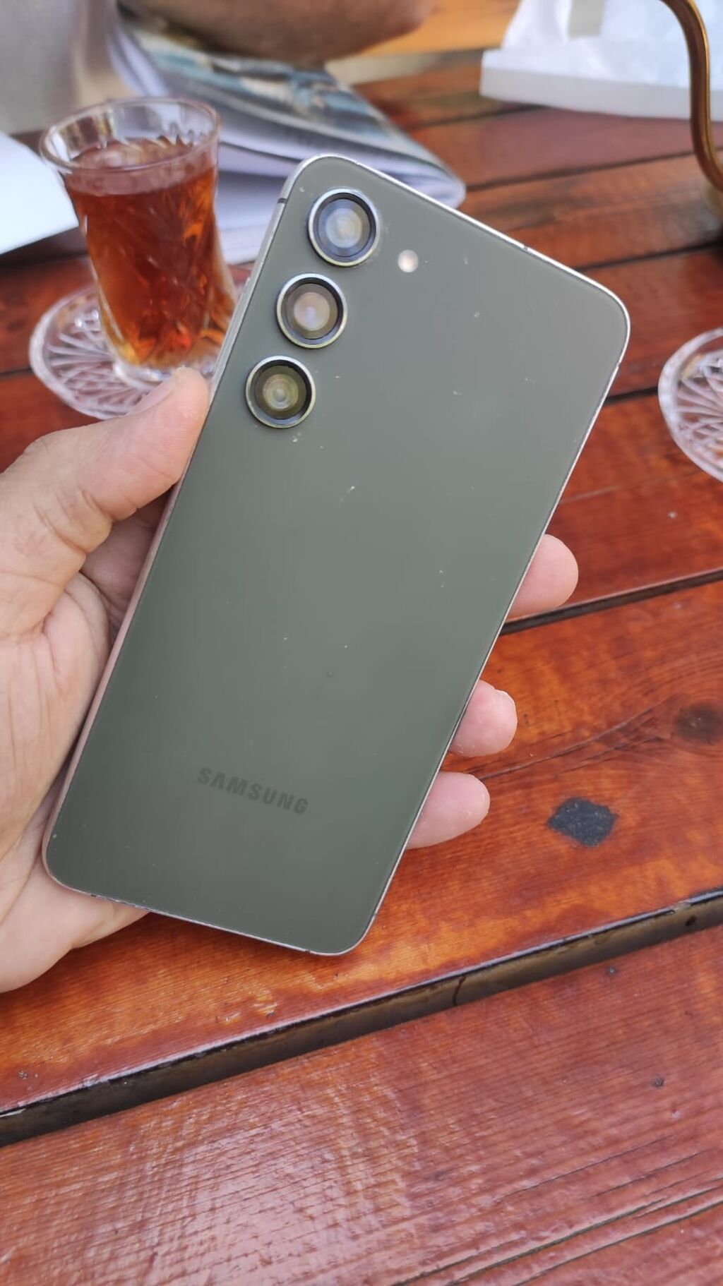 Samsung Galaxy S23 Plus, 256 GB, rəng - Yaşıl, Barmaq izi — Samsung, Bakı