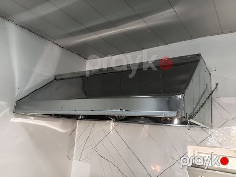 Paslanmayan poladdan mətbəx üçün havadartma başlıqları və tüstü