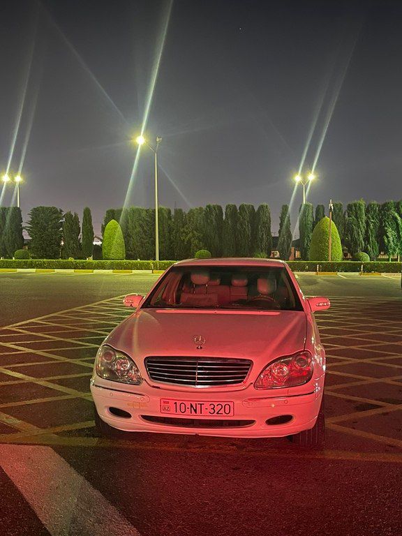 Mercedes S 320, 3.2 L, 2000 il, 298 555 km — Avtomobillər, Bakı (12)