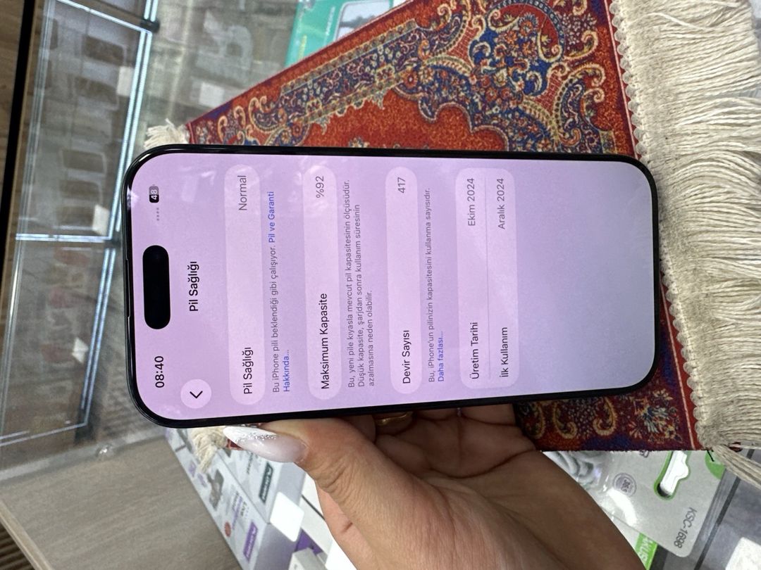 Apple iPhone 16 Pro Black Titanium 128GB/8GB — Mallar, Bakı (5)
