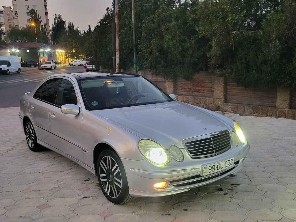 Mercedes E 270, 2.7 L, 2002 il, 538 261 km — Avtomobillər, Bakı (3)