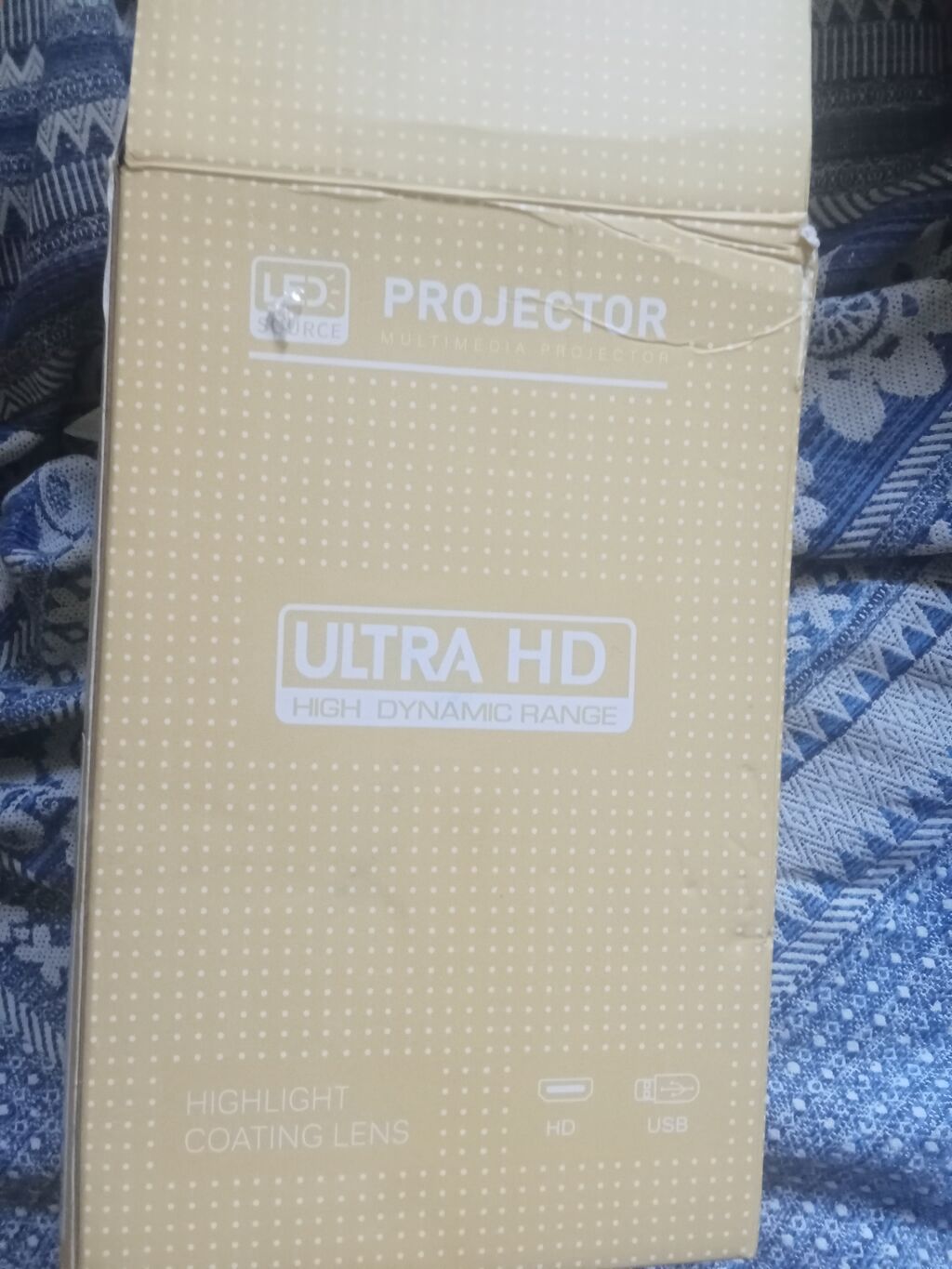 LED Proyektor – Ultra HD - Kompakt silindrik dizayn, tənzimlənən — TV və Video, Sumqayıt (5)