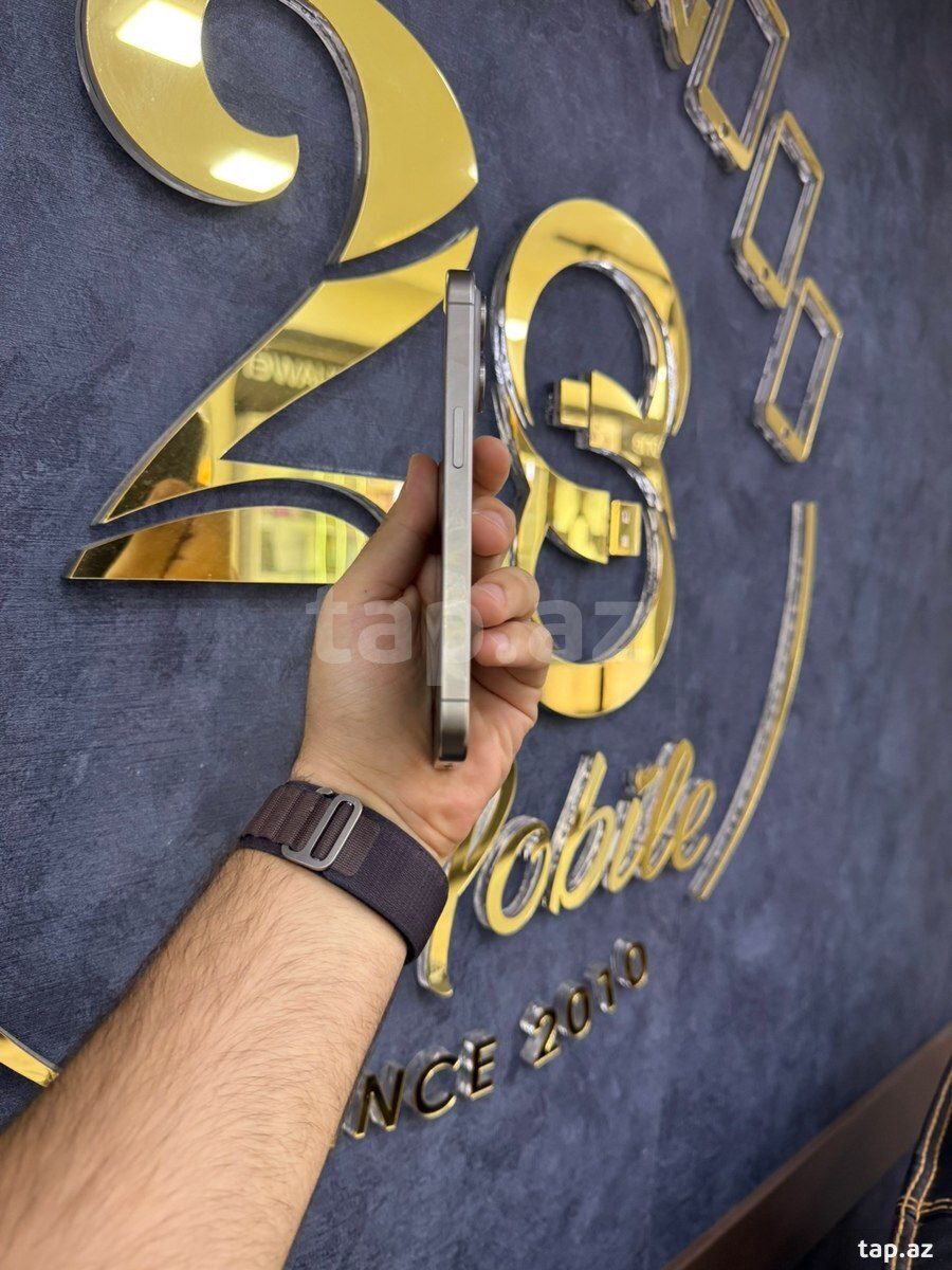 Apple iPhone 15 Pro Natural Titanium 128GB/8GB — Telefonlar və qadjetlər, Bakı (5)