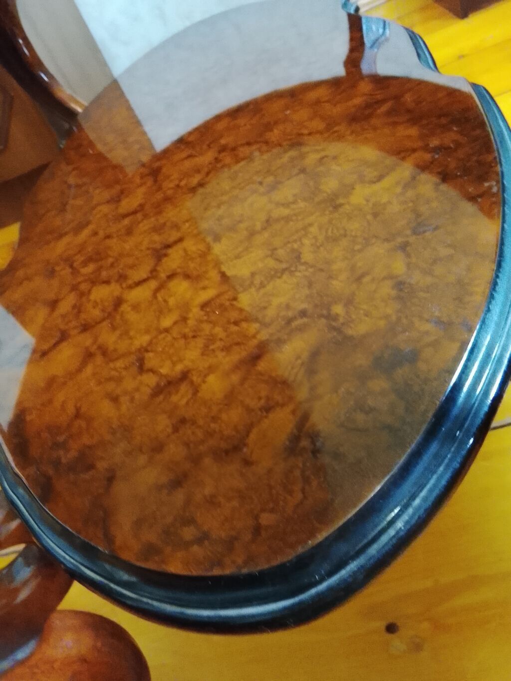 Oval masa, Açılmayan, Təkərsiz, Şüşə, Zəmanətsiz — Mebel, Bakı (8)