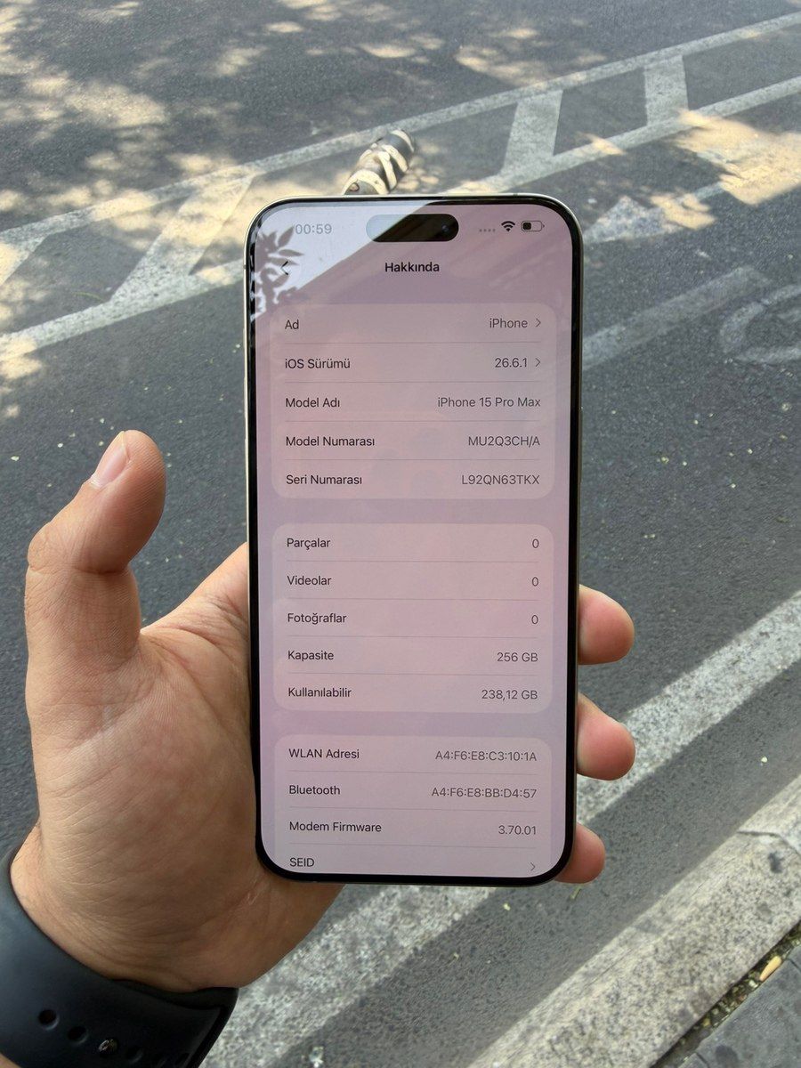 Apple iPhone 15 Pro Max Natural Titanium 256GB/8GB — Smartfonlar, Bakı (7)