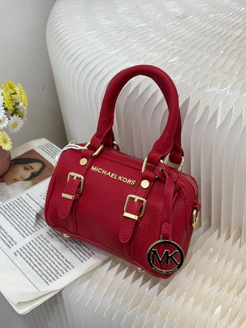 Michael Kors mini çanta – barrel/düyməli dizayn - Rənglər: qırmızı və