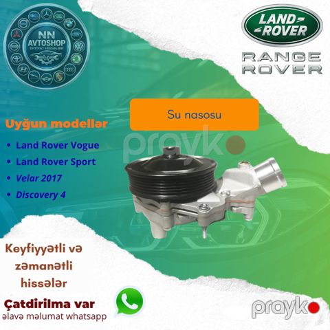 Range Rover Sport Vogue 2013 -2017 3.0 benzin su pompası nasosu