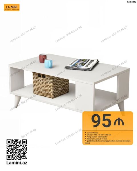 Düz masa, Açılmayan, Təkərsiz, Laminat, Zəmanətsiz, Pulsuz quraşdırılma