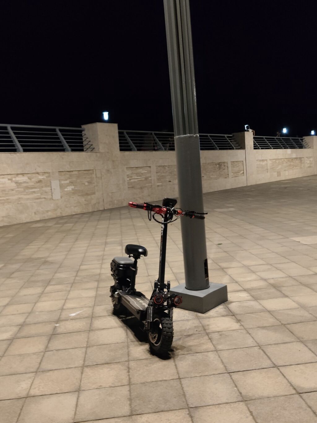 Elektrik skuter – off-road təkərlər və oturacaqlı - Güclü — Mallar, Astara (4)