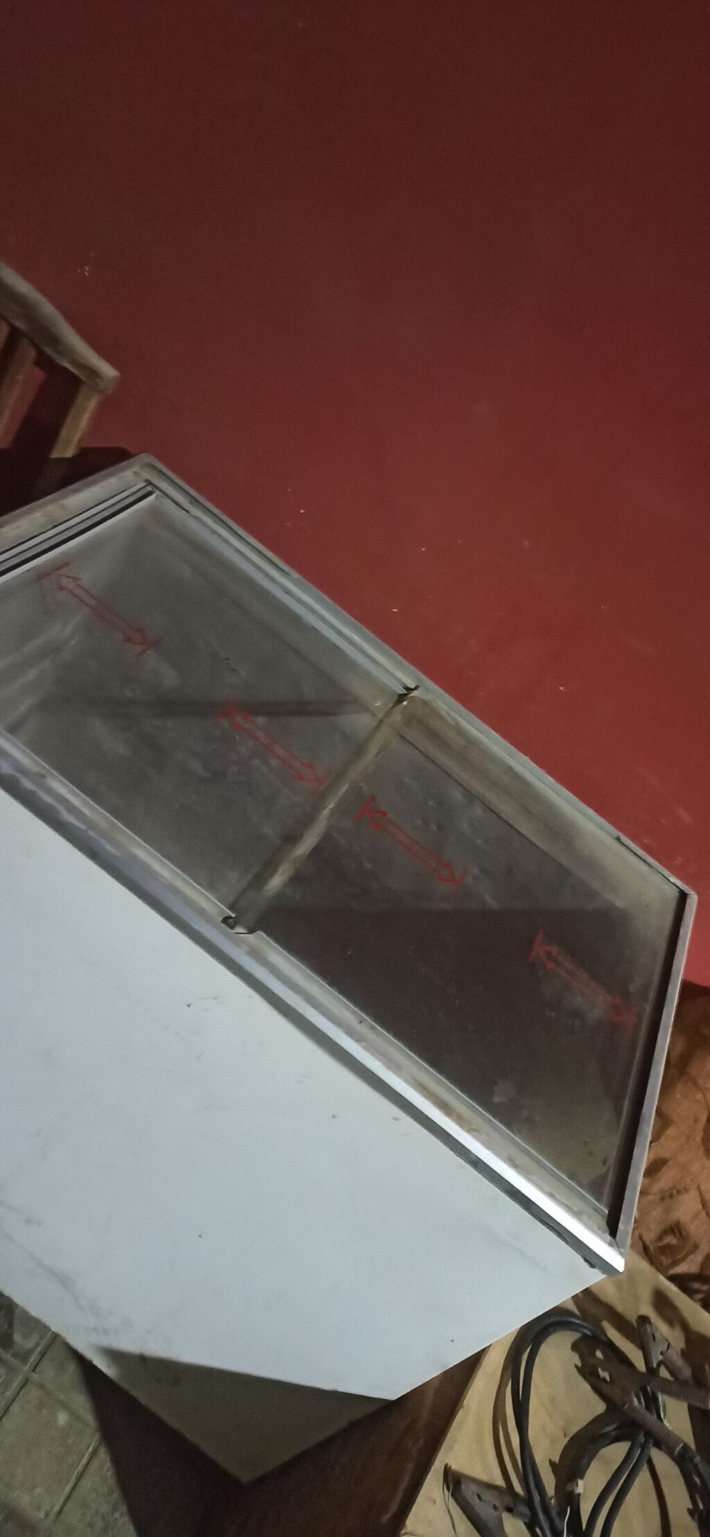Sürüşən şüşə qapaqlı dondurucu vitrin - Tip: Kommersiya tipli üfüqi — Mallar, Masazır (2)
