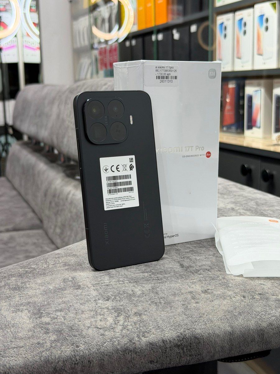 Xiaomi 17T Pro Black 512GB/12GB — Smartfonlar, Bakı (3)