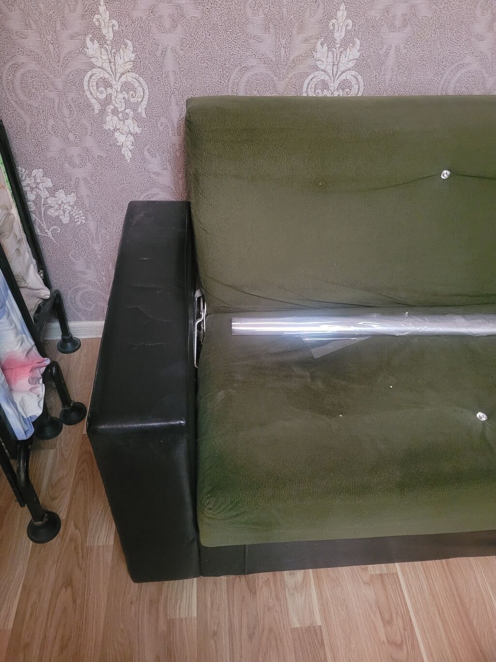 Divan, İşlənmiş, Açılan, Bazalı, Parça, Çatdırılma yoxdur — Mebel, Gəncə (2)