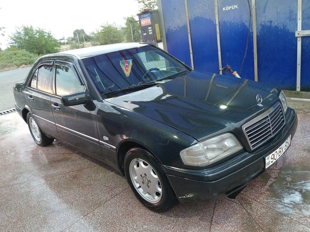 Mercedes C 200, 2.0 L, 1995 il, 32 000 km — Avtomobillər, Şəmkir (7)