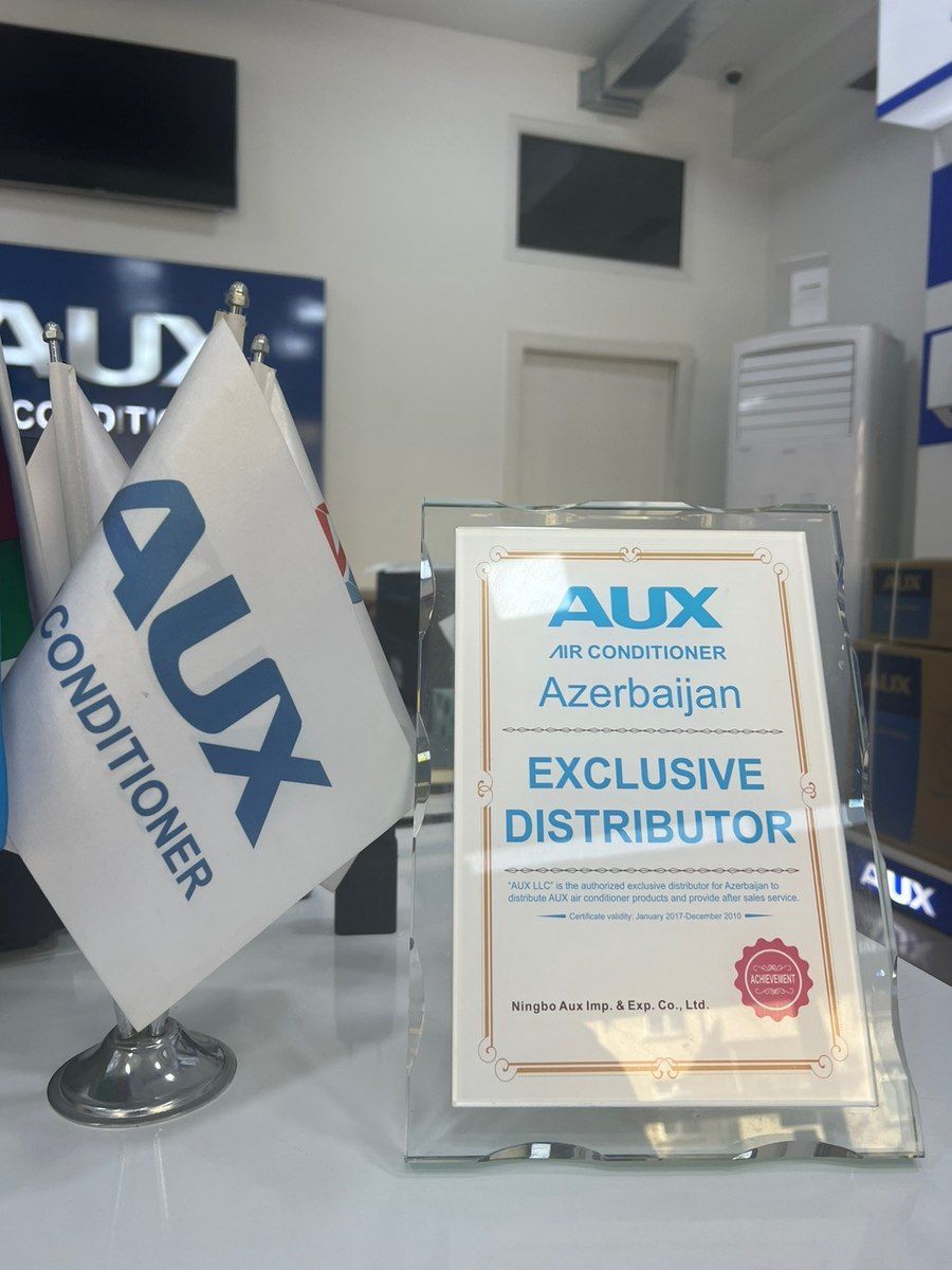 Kondisioner Aux inverter ağ R32 30-35 kv — Mallar, Bakı (9)