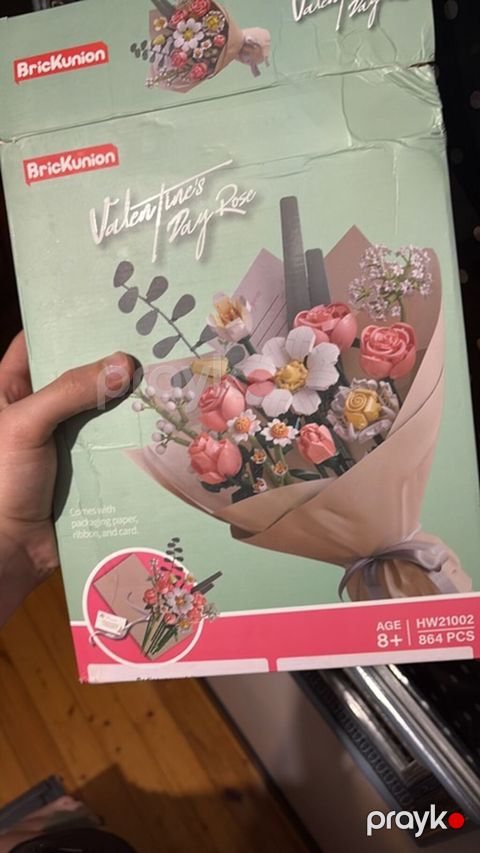 BrickUnion “Valentine’s Day Rose” konstruksiya dəsti - Model: HW21002 — Bakı