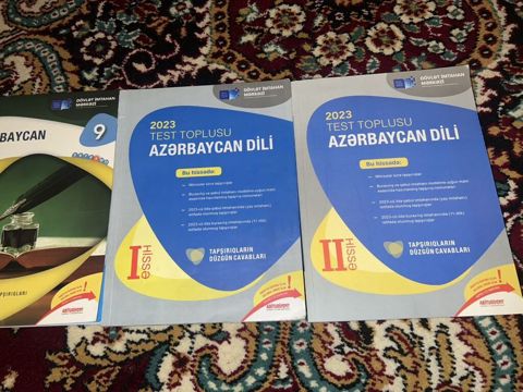 Azərbaycan dili üzrə test topluları (2023) - 3 dərs vəsaiti
