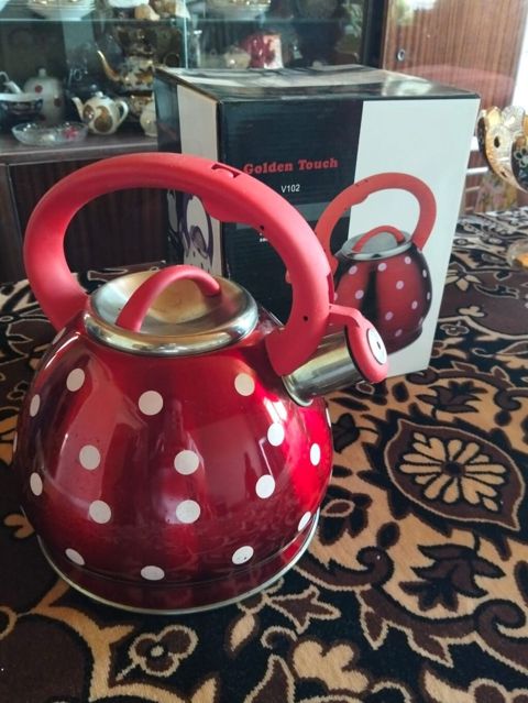 Qaynar çay və qəhvə üçün praktik çaydan - Brend/model: Golden Touch — Bakı