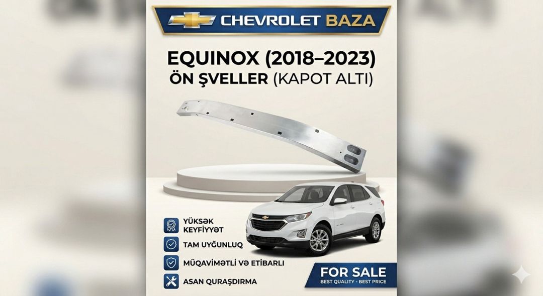 Chevrolet Equinox (2018-2023) ön bufer şvelleri — Ehtiyat hissələri və aksesuarlar, Bakı