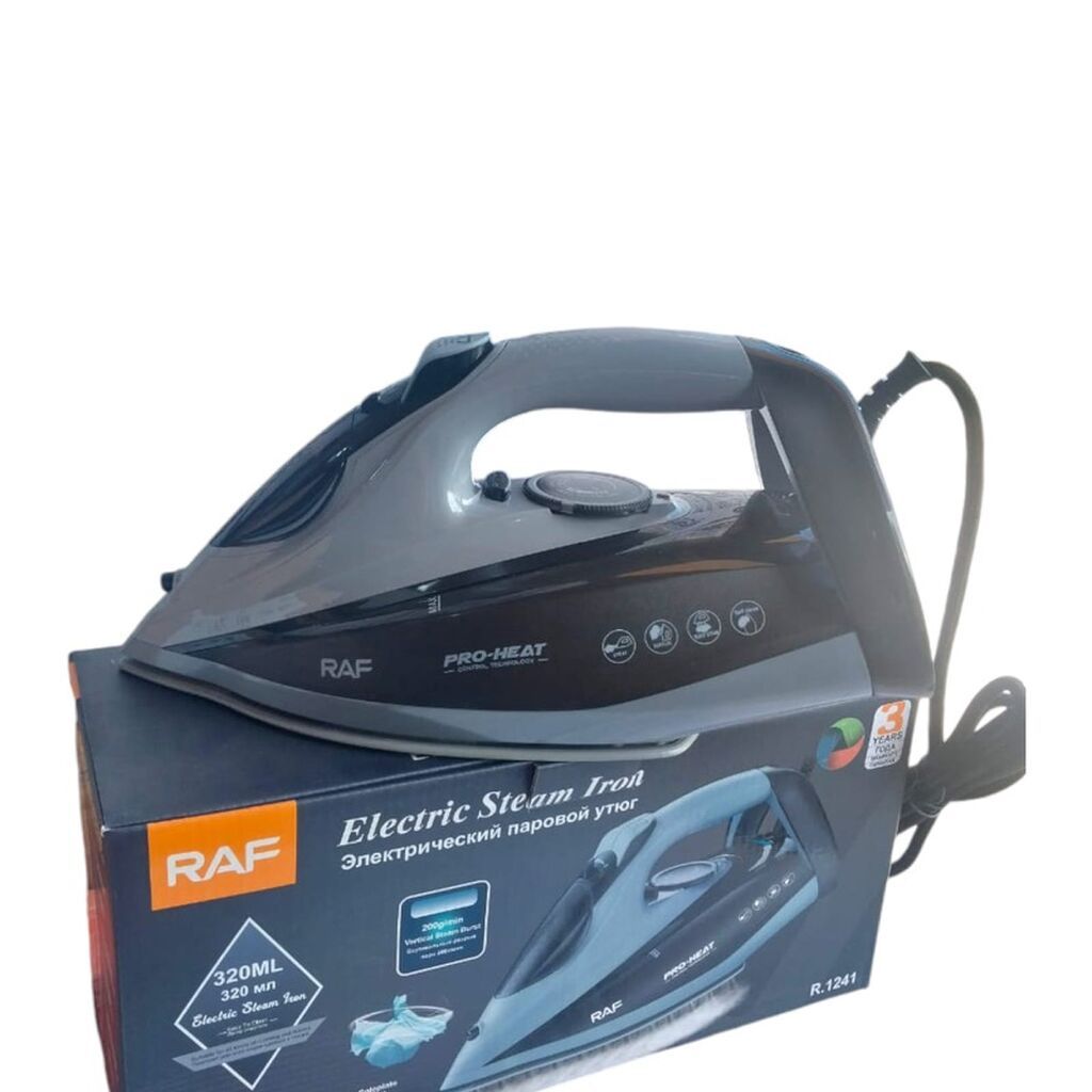RAF R.1241 Electric Steam Iron buxarlı ütü - Güc: 2200 W – sürətli — Elektronika, Digah (5)
