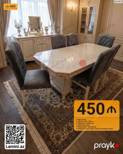 Masa Dəsti — La Mini (Kod: 5918) - Ölçülər: 100 200 sm - Mexanizm — Bakı
