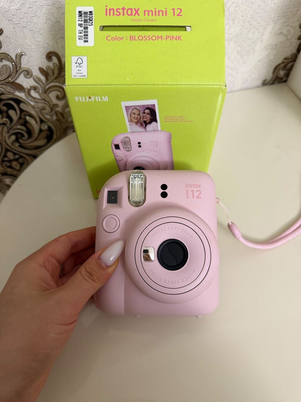 Fujifilm Instax Mini 12 – Blossom Pink rəngində ani fotoaparat - — Elektronika, Quba (2)