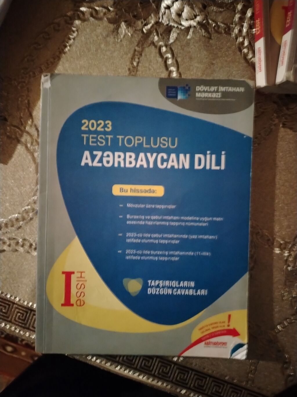 Məhsul: “Azərbaycan dili – 2023 Test Toplusu”, I hissə (Dövlət İmtahan — Kitablar və jurnallar, Ağcabədi