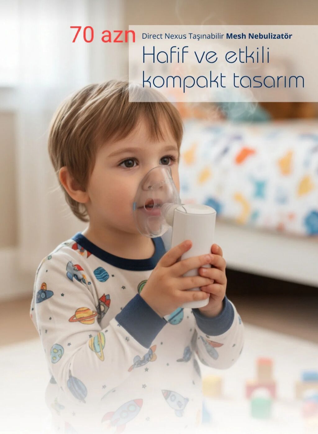 Direct NEXUS Taşınabilir Mesh Nebulizator – Yeni Seri Qiymət: 70 AZN — Mallar, Bakı (4)