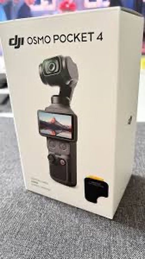DJI Osmo Pocket 4 – cib ölçüsündə 3 oxlu stabilizatorlu kamera -