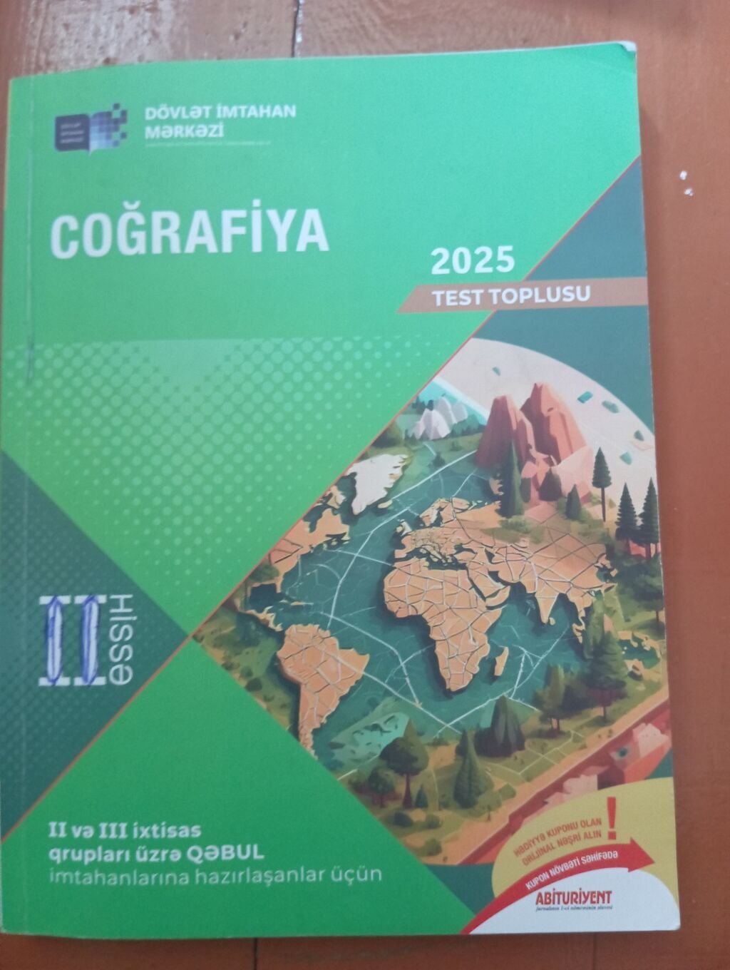 Məhsul: Coğrafiya üzrə hazırlıq kitabları dəsti Tərkib: - Dövlət