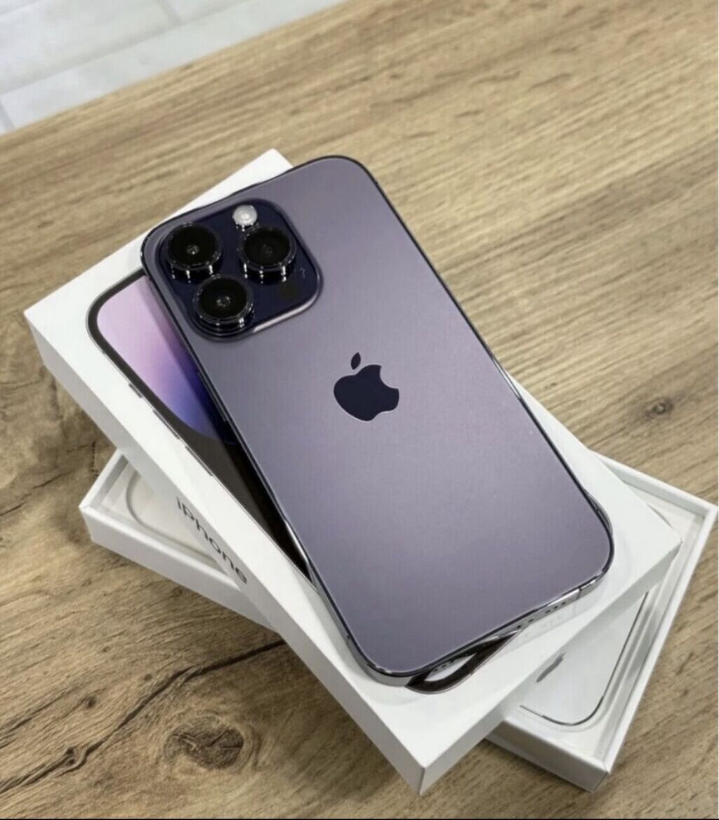 IPhone 14 Pro, 128 GB, Deep Purple, Zəmanət, Barmaq izi, Face ID — Apple iPhone, Bakı (4)