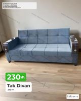 Tək divan – 210 sm - Mexanizm: açılan, bazalı (yataq funksiyalı və — Mebel