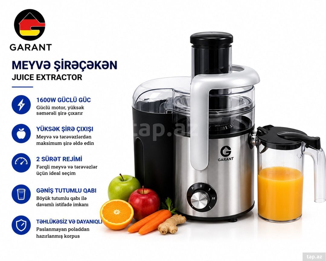 Şirəçəkən GARANT 1600W — Mallar, Bakı