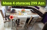 Mətbəx/qonaq otağı üçün dəstlər və uşaq otağı mebeli: - Masa + 4 — Goods