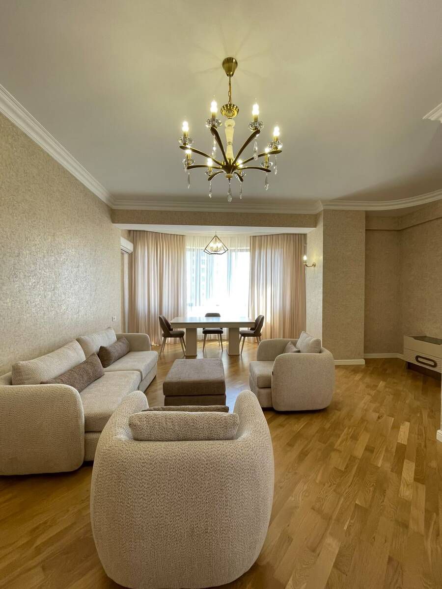 İcarəyə verilir 3 otaqlı yeni tikili 130 m² — Mənzil, Bakı (2)