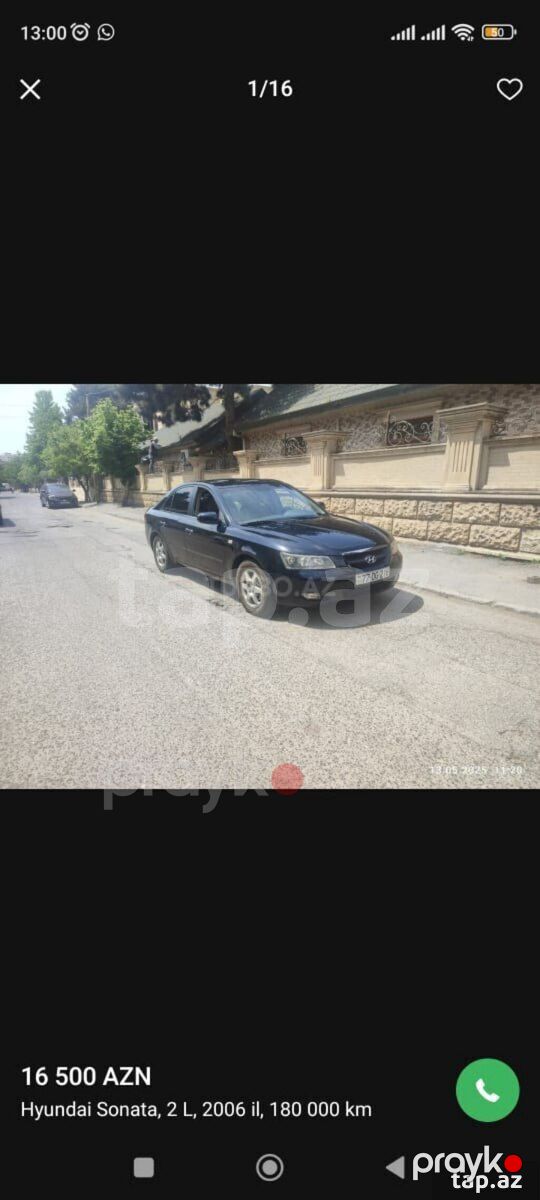 Hyundai Sonata, 2006 il — Avtomobillər, Bakı (8)