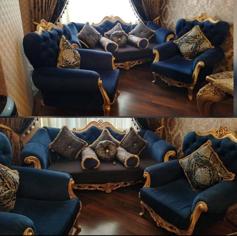 İşlənmiş, Divan, 2 kreslo