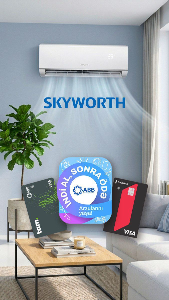 Kondisioner Skyworth 9000 BTU — Ev texnikası, Bakı (2)