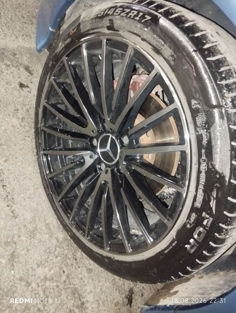 Mercedes üçün yüngül lehimli disk və şin 17 likdi 16 şamla barter