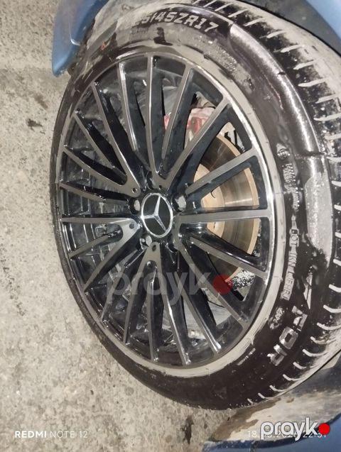 Mercedes üçün yüngül lehimli disk və şin 17 likdi 16 şamla barter