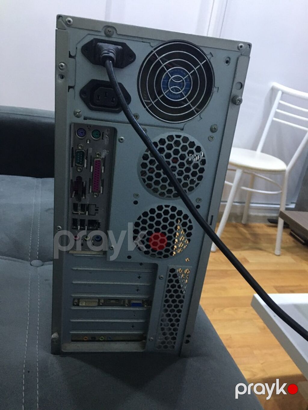 Korpuslu masaüstü kompüter (ATX mid-tower) - Korpus: metal, ön — Elektronika, Digah (3)