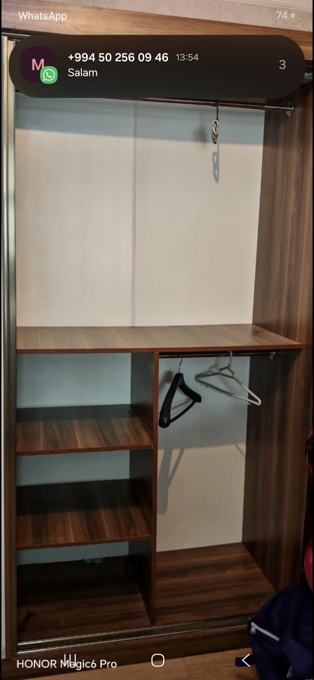 Dolab səliqəli vəziyyətdə ölçüsü 220 /210 çatdırılma pulsuz — Mebel, Bakı (4)