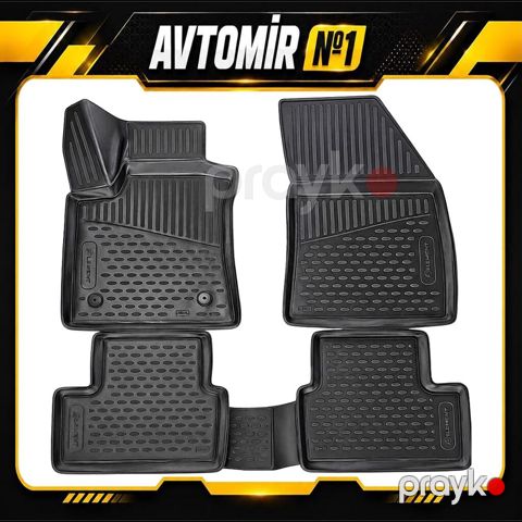 Renault Megane 4 2016-2024 üçün salon rezin ayaqaltı Renault Megane 4