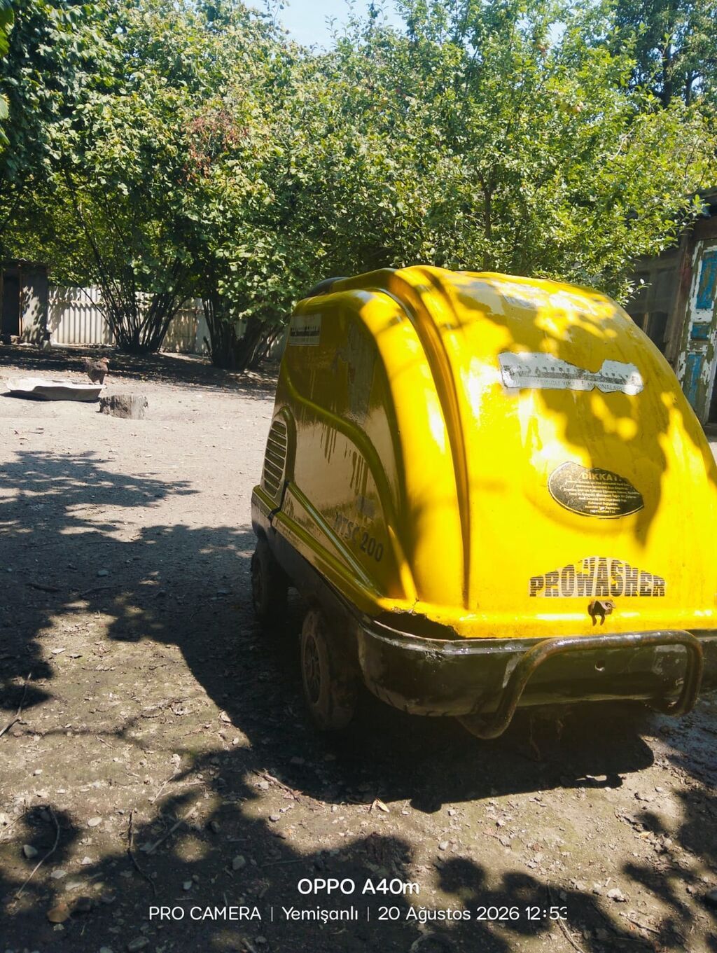 Aydın Trafo ATSC 200 yüksək təzyiqli yuma aparatı və köpük/göbələk — Mallar, Qəbələ (6)
