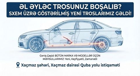 Əl əyləci trosları — Xaçmaz