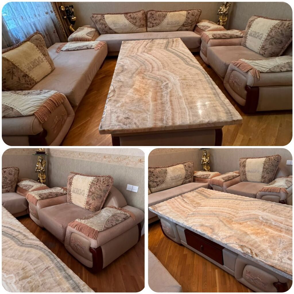 Divan desti+ jurnalni satılır 700 azn. Çox keyfiyyetlidir, jurnalnisi — Mebel, Bakı